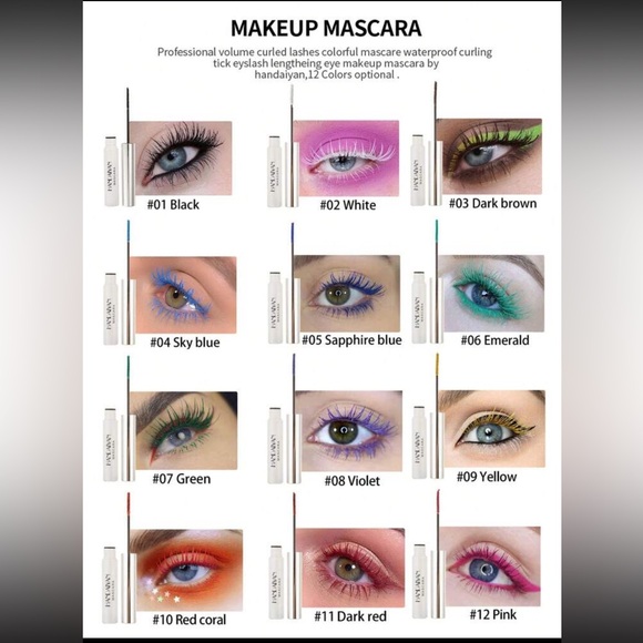 NEW 5D Mascara Cosplay Mascara Waterproof Sweatproof - Picture 13 of 13